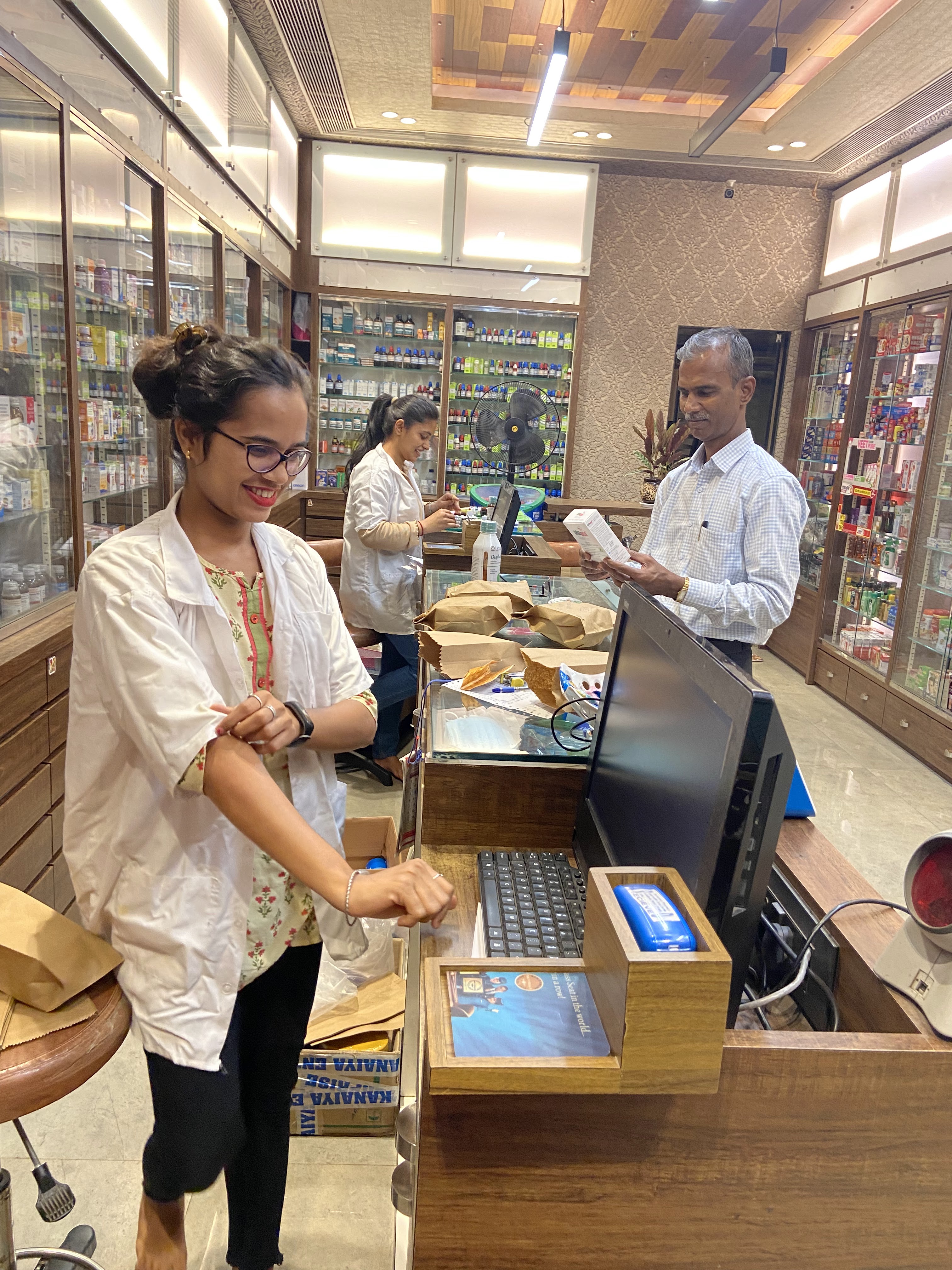 Dr. Rajani Shettigar at Pharmacy